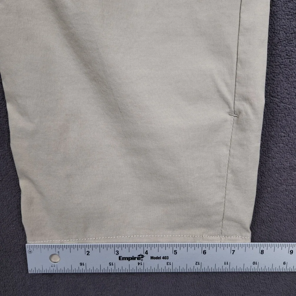 The North Face Sprag 5 Pocket Pants Mens 34 Short Khaki Reflective Stretch